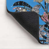 Brosche in der Form des großen Blumenstraußes mit Mousepad (Ecke)