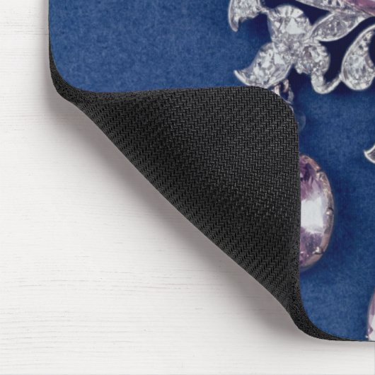 Brosche in der Form einer Blume, c.1780 Mousepad (Ecke)