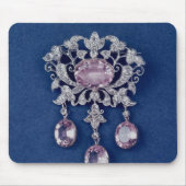 Brosche in der Form einer Blume, c.1780 Mousepad (Vorne)