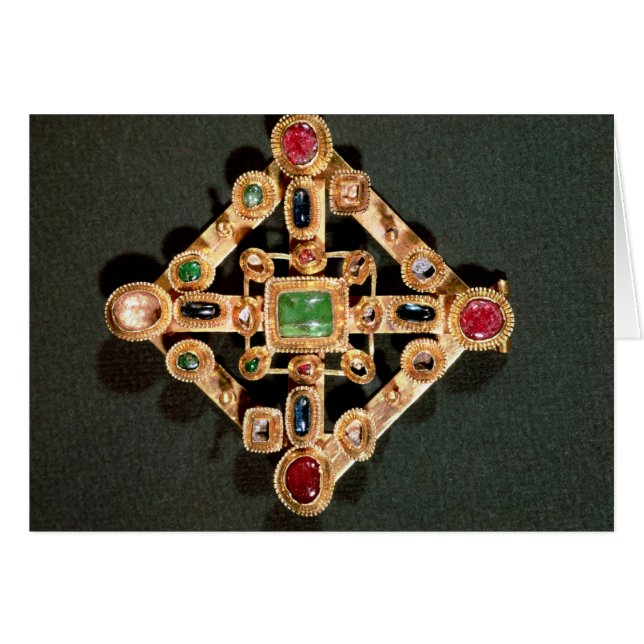 Brosche in Form eines griechischen Kreuzes (Vorderseite (Horizontal))