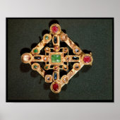 Brosche in Form eines griechischen Kreuzes Poster (Vorne)