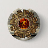 Brosche Zeitalter-Buddhas Sun Button (Vorderseite)