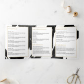 Broschüre "abstrakt Black Ink Brushstrokes" (Innenseite)