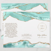 Broschüre Aquamarine (Vorne/Hinten)