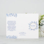 Broschüre "Blaue Wildblumen" (Stehend Vorderseite)