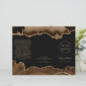 Broschüre "Braun und Gold" (Stehend Vorderseite)