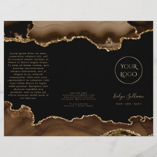 Broschüre "Braun und Gold" (Vorderseite)