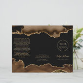 Broschüre "Braun und Gold" (Stehend Vorderseite)