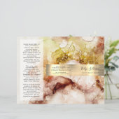 Broschüre "Braungold-Glitzer" (Stehend Vorderseite)