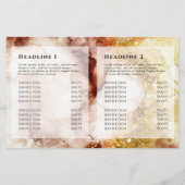 Broschüre "Braungold-Glitzer" (Rückseite)