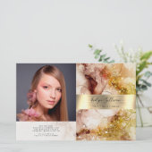 Broschüre "Braungold-Glitzer" (Stehend Vorderseite)