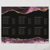 Broschüre "Dark mauve" und "gold agate" (Rückseite)