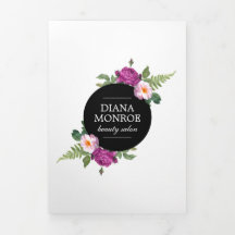 Broschüre des modernen Blumengartens