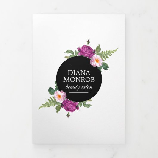 Broschüre des modernen Blumengartens (Cover)