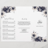 Broschüre "Elegante Schwarz-weiß Wellness-Center S (Hinten)