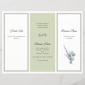 Broschüre Eukalyptus Beruflich Business Foto (Vorne)