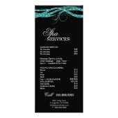 Broschüre "Friseur-Rack-Karte Schönheit Kosmetolog Werbekarte (Hinten)