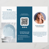 Broschüre für Minimalistische Logos oder Fotos (Vorderseite)