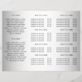 Broschüre für unscharfe, graue Hintergrundbilder m (Rückseite)