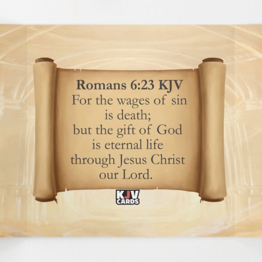 Broschüre "Geschenk für Grace KJV Cards" (Innenseite Mitte)