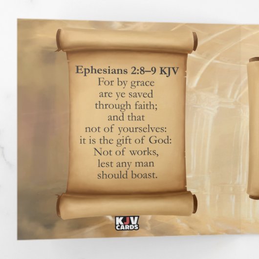 Broschüre "Geschenk für Grace KJV Cards" (Innen Erste Seite)