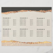 Broschüre "Gold Black Shimmer" (Rückseite)