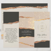 Broschüre "Gold Black Shimmer" (Vorne/Hinten)