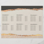 Broschüre "Gold Black Shimmer" (Rückseite)