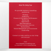 Broschüre "Grau und Rot" (Innenseite Mitte)