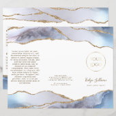 Broschüre "Graublau" (Vorne/Hinten)