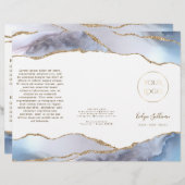 Broschüre "Graublau" (Vorne/Hinten)