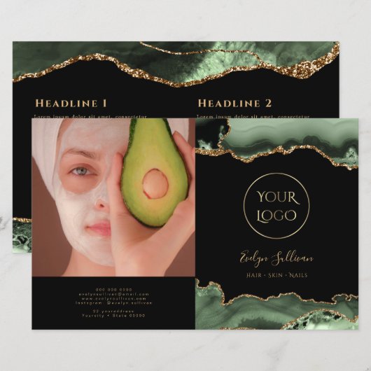 Broschüre "Grün" (Vorne/Hinten)