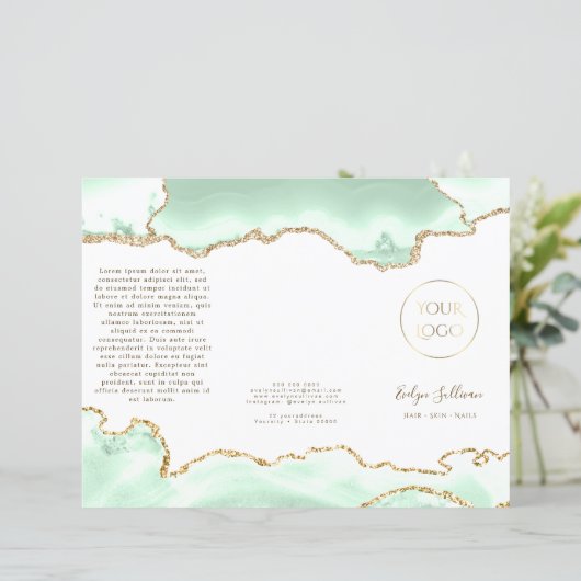 Broschüre "Grüne Meeresschnecke" (Stehend Vorderseite)