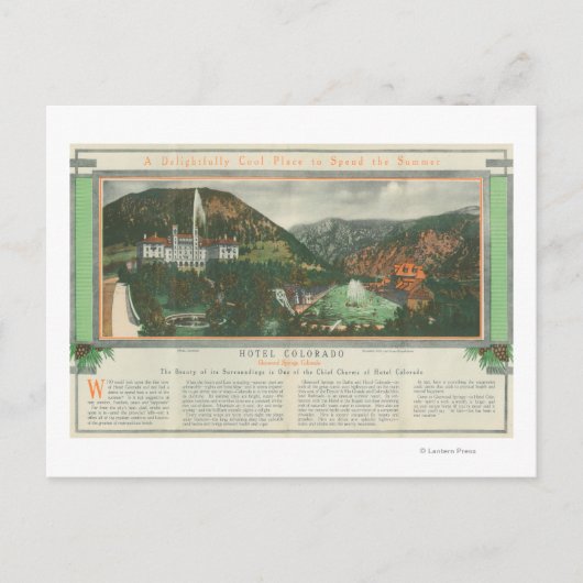 Broschüre Hotel Colorado Postkarte (Vorderseite)
