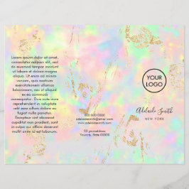 Broschüre "Imitate iridescent opal"