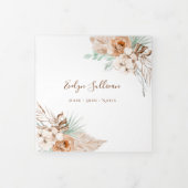 Broschüre mit Beige und Minze (Cover)