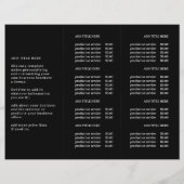 Broschüre mit der Minimalistischen Logopreisliste (Rückseite)