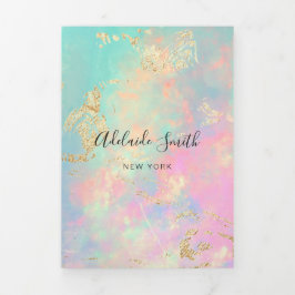 Broschüre mit inspiriert Hintergrund Dreifach Gefaltete Einladung