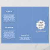 Broschüre "Modern Promotions Logo Blue Trifold" (Vorderseite)