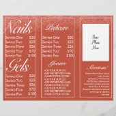 Broschüre "Modernes Nail Services" Flyer (Vorne)