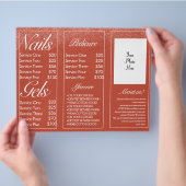 Broschüre "Modernes Nail Services" Flyer (Hand)