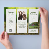 Broschüre "Nature Green Folded Shop" (Hand)
