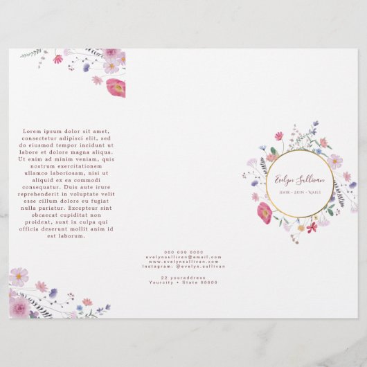 Broschüre "Neue Wildblumen" (Vorderseite)