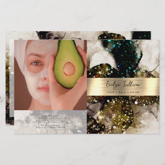 Broschüre "Olivgrün" (Vorne/Hinten)