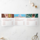 Broschüre "Peach and blue tropfold" (Innenseite)