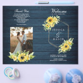 Broschüre "Rustic Sunflower Greenerity Wedding Pro (Einzeln)