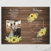 Broschüre "Rustic Sunflower Greenerity Wedding Pro (Vorne)