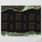 Broschüre "Sage green" und "Gold" (Rückseite)