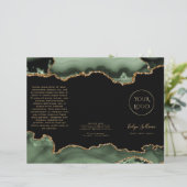 Broschüre "Sage green" und "Gold" (Stehend Vorderseite)