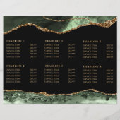 Broschüre "Sage green" und "Gold" (Rückseite)